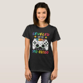 Leveled Up To 2nd Grade  Gaming 1st Grade Graduati Tシャツ (正面フル)