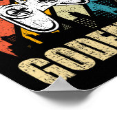 Leveled Up To Godfather Video Gamer Gaming 3  ポスター (角)