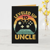 Leveled Up to Uncle カード (黄色い花)