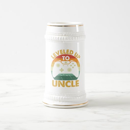 Leveled Up to Uncle ビールジョッキ (中央)