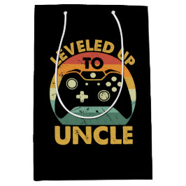 Leveled Up to Uncle ミディアムペーパーバッグ