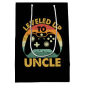 Leveled Up to Uncle ミディアムペーパーバッグ (裏面)