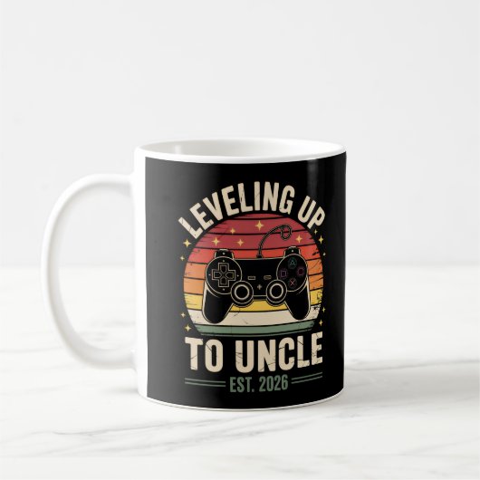 Leveled Up to Uncle 2026 コーヒーマグカップ (左)