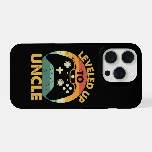 Leveled Up to Uncle iPhoneケース (裏面横)
