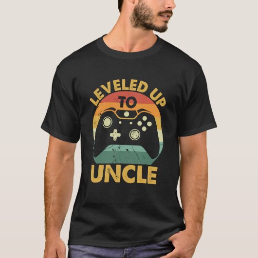 Leveled Up to Uncle Tシャツ (正面)