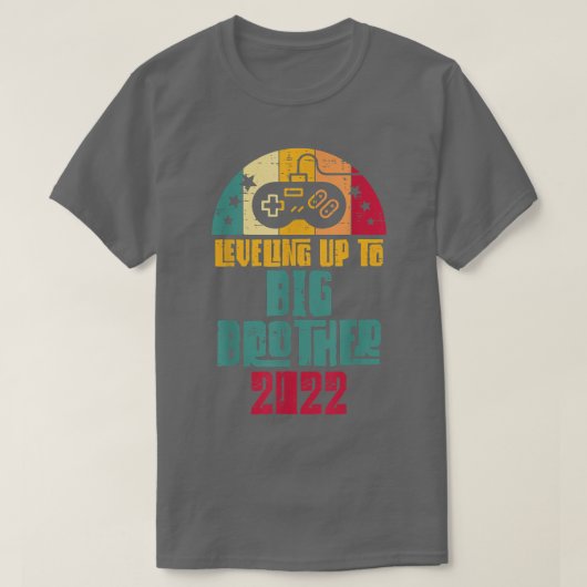 Leveling Up Big Brother 2022 Game Controller Pregn Tシャツ (デザイン正面)