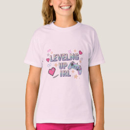Leveling Up IRL Tシャツ - ゲーマーにインスパイアされた自己成長