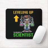 Leveling Up Scientist Ck To School Funny Gamer Boy マウスパッド (マウス)