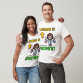 Leveling Up Scientist Ck To School Funny Gamer Gir Tシャツ (ユニセックス)