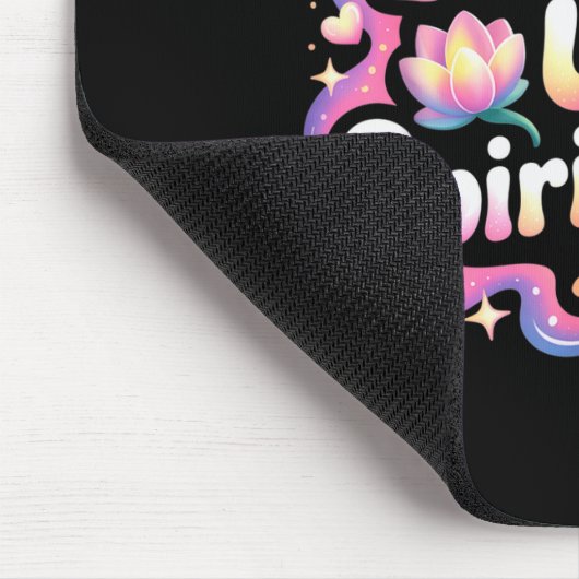 Leveling Up Sritually Mindfulness Meditation マウスパッド (コーナー)