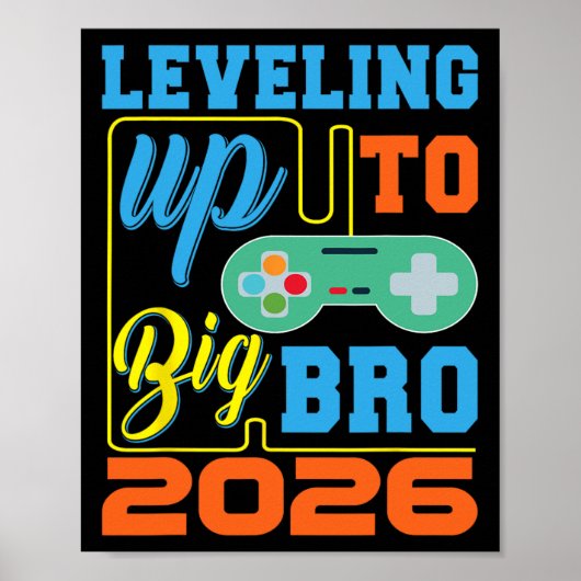 Leveling Up To Big Bro 2026 Video Game Pregnancy R ポスター (正面)