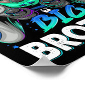 Leveling Up To Big Bro Gamer Video Game Big Brothe ポスター (角)
