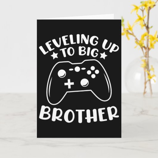 Leveling Up To Big Brother Video Game Controller G カード (黄色い花)