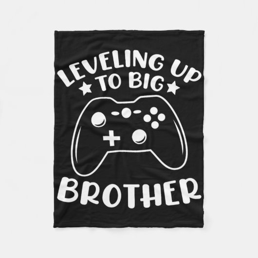 Leveling Up To Big Brother Video Game Controller G フリースブランケット (正面)