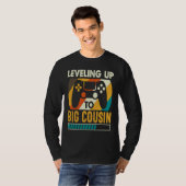 Leveling Up To Big Cousin Baby Announcement Player Tシャツ (正面フル)