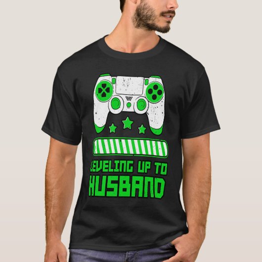 Leveling Up To Husband Gamer Boyfriend Game Contro Tシャツ (正面)