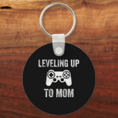 Leveling Up To Mom Shirt For Expecting Mother  キーホルダー (正面)