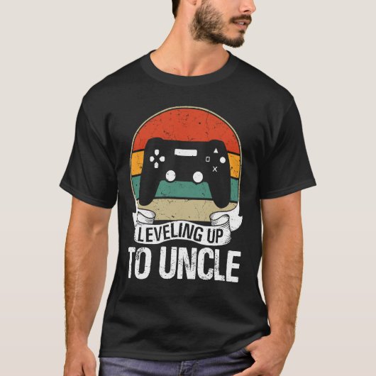Leveling Up To Uncle Pregnancy Announcement 2023 G Tシャツ (正面)