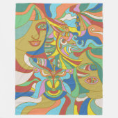 Levels of Transformation フリースブランケット (正面)