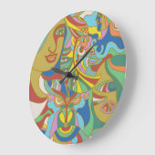 Levels of Transformation ラージ壁時計 (傾斜)