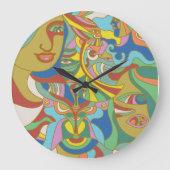 Levels of Transformation ラージ壁時計 (正面)