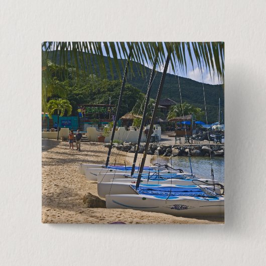 Leverick Bay Resort & Marinaのビーチサイド 缶バッジ (正面)