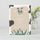 LEVIカウファースト誕生日招待状 招待状 (スタンド正面)