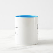 Levi、Boy パーソナライズされた Name Definition ツートーンマグカップ (中央)