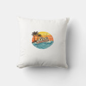 Levi Retro Sunset Name Design クッション (正面)