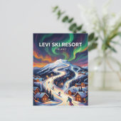 Levi Ski Resort Finland ポストカード (スタンド正面)
