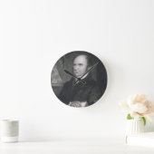 Levi Woodbury、ロバート・E・ホワイトチャーチによる彫刻( ラウンド壁時計 (ホーム)