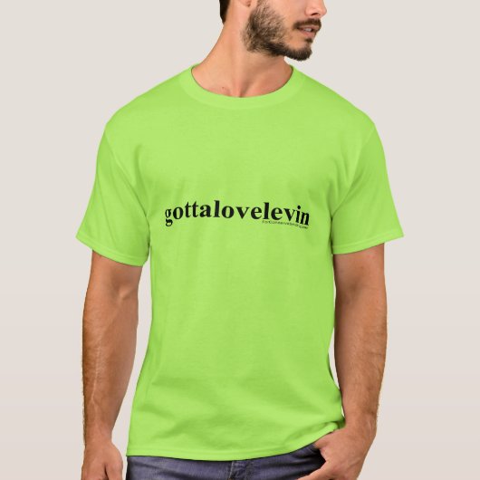 Levinを愛するために得られる Tシャツ (正面)