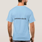 Levinを愛するために得られる Tシャツ (裏面)