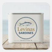 Levinas Stickers  スクエアシール (正面)