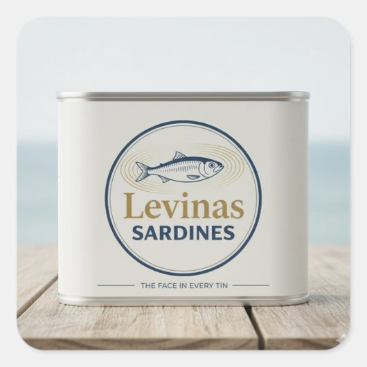 Levinas Stickers  スクエアシール (正面)