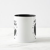 Levitating Holy Mole Mug – Cute Floating Animal  マグカップ (中央)