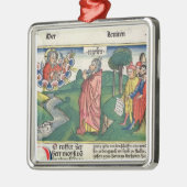 Leviticus 1 1-7 「Nuからの供物の法律、 メタルオーナメント (左)