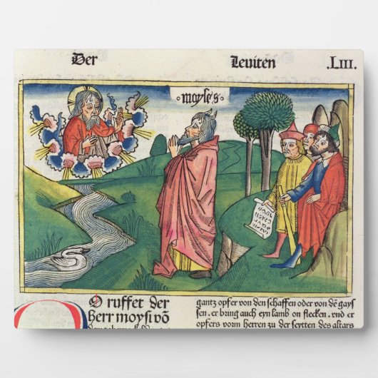 Leviticus 1-7 「奴(Nu)」の贈与の法則 フォトプラーク (正面)