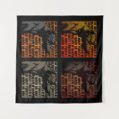 Lévrier écossais : "the most perfect" タペストリー (正面(横))