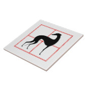 Lévrier stylisé "Zigzag" タイル (側面)