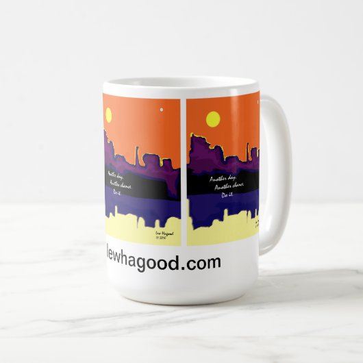 Lew Hagwoodのコーヒーマグで一日を始める。 コーヒーマグカップ (正面右)