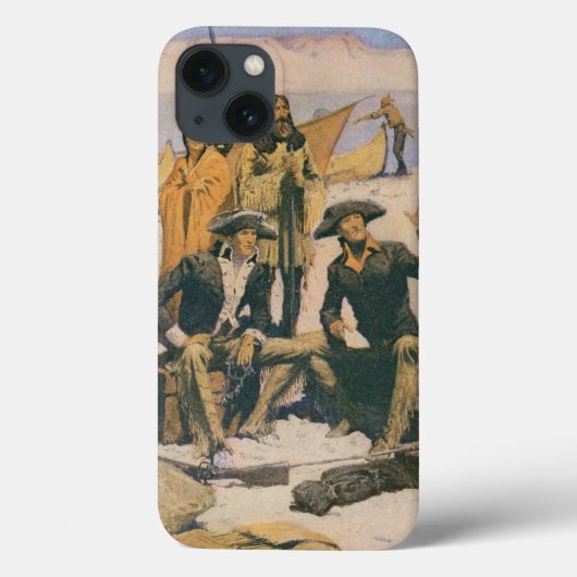 Lewis and Clark at the Columbia River Case-Mate iPhoneケース (裏面)