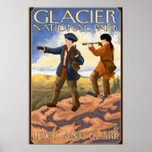 Lewis and Clark - Glacier National Park, MT ポスター (正面)