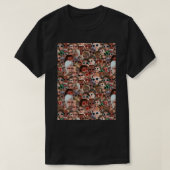 Lewis Capaldi Collage Repeat Print Classic T-Shirt Tシャツ (デザイン正面)