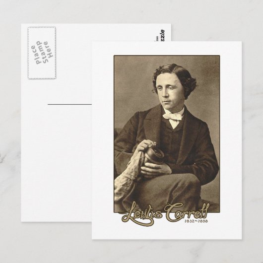 Lewis Carroll写真1 ポストカード (正面/裏面)