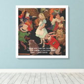 Lewis Carroll & Change Of Mind Canvas Print キャンバスプリント (インサイチュ (ウッドフロア))