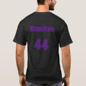 Lewis Hamilton fan shirt Tシャツ (裏面)