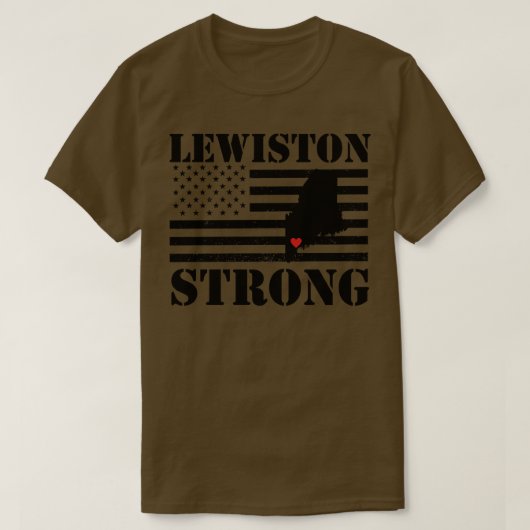 Lewiston Strong Tシャツ (デザイン正面)