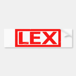 Lexスタンプ バンパーステッカー