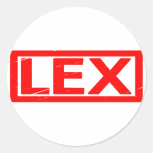 Lexスタンプ ラウンドシール